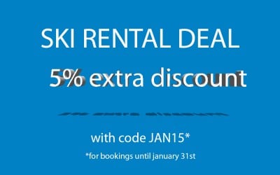 Ski rental special offer