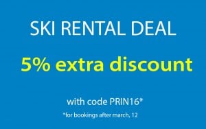 special discount ski rental spring 2016